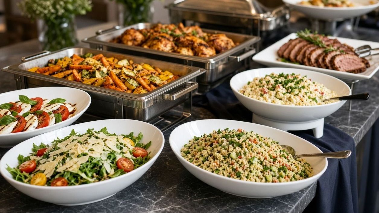 Catering buffet van Toegangsroute